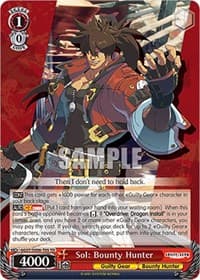 Sol: Bounty Hunter - Guilty Gear -Strive- - Weiss Schwarz card