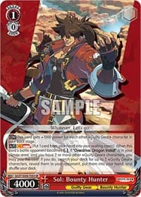 Sol: Bounty Hunter (SR) - Guilty Gear -Strive- - Weiss Schwarz card