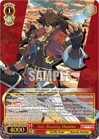 Sol: Bounty Hunter (SP) - Guilty Gear -Strive- - Weiss Schwarz card