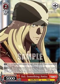 Axl: Something Amiss (RRR) - Guilty Gear -Strive- - Weiss Schwarz card