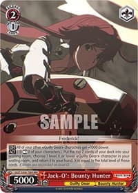 Jack-O': Bounty Hunter (RRR) - Guilty Gear -Strive- - Weiss Schwarz card