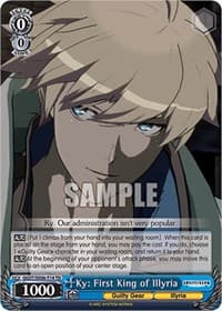 Ky: First King of Illyria - Guilty Gear -Strive- - Weiss Schwarz card