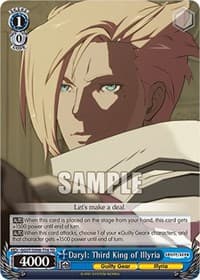 Daryl: Third King of Illyria - Guilty Gear -Strive- - Weiss Schwarz card