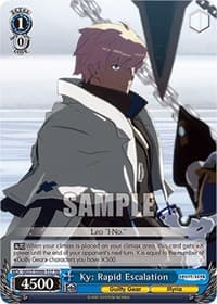 Ky: Rapid Escalation - Guilty Gear -Strive- - Weiss Schwarz card