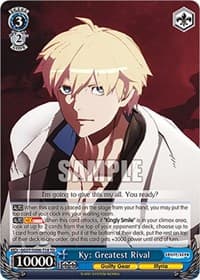Ky: Greatest Rival - Guilty Gear -Strive- - Weiss Schwarz card