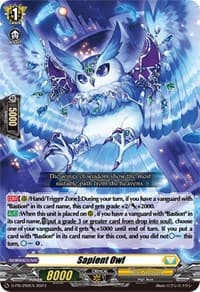 Sapient Owl - D Promo Cards - Cardfight Vanguard card