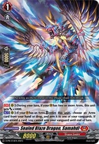 Sealed Blaze Dragon, Samahdi - D Promo Cards - Cardfight Vanguard card