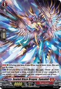 Sealed Blaze Dragon, Samahdi (Foil) - D Promo Cards - Cardfight Vanguard card