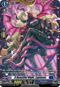 A Beautiful Night, Luptuous (FR) - D-BT13: Flight of Chakrabarthi - Cardfight Vanguard card