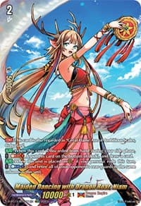 Maiden Dancing with Dragon Roar, Niam (SECP) - D-BT13: Flight of Chakrabarthi - Cardfight Vanguard card