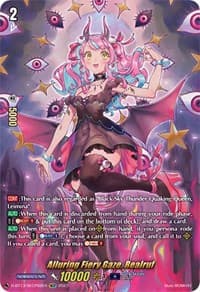 Alluring Fiery Gaze, Realruf (SECP) - D-BT13: Flight of Chakrabarthi - Cardfight Vanguard card