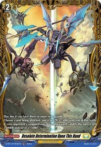 Resolute Determination Upon This Hand (FR) - D-BT13: Flight of Chakrabarthi - Cardfight Vanguard card