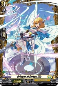 Bringer of Fervor, Liir (FR) - D-BT13: Flight of Chakrabarthi - Cardfight Vanguard card