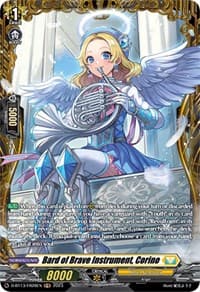 Bard of Brave Instrument, Corino (FR) - D-BT13: Flight of Chakrabarthi - Cardfight Vanguard card