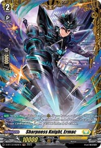 Sharpness Knight, Ermac (FR) - D-BT13: Flight of Chakrabarthi - Cardfight Vanguard card