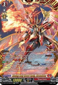 Blazing Holy Sword Equip, Stravairina (FFR) - D-BT13: Flight of Chakrabarthi - Cardfight Vanguard card