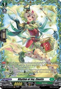 Rhythm of Joy, Elentis (FR) - D-BT13: Flight of Chakrabarthi - Cardfight Vanguard card