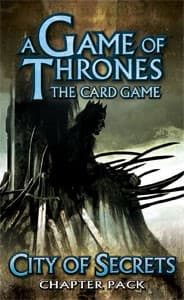 A Game of Thrones LCG: City of Secrets Chapter Pack - Fantasy Flight Games - Boardgames card