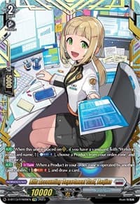 Blitz Accounting Department Staff, Berjina (FFR) - D-BT13: Flight of Chakrabarthi - Cardfight Vanguard card