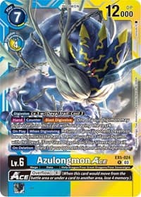 Azulongmon ACE - Animal Colosseum - Digimon Card Game card