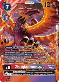 Zhuqiaomon ACE - Animal Colosseum - Digimon Card Game card