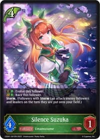 Silence Suzuka - CSD01: Ready, Set, Umamusume! - Shadowverse: Evolve card