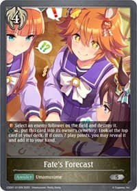 Fate's Forecast - CSD01: Ready, Set, Umamusume! - Shadowverse: Evolve card