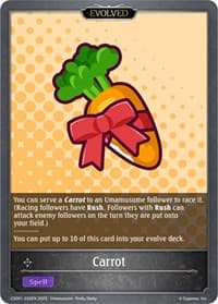 Carrot (Evolved) - CSD01: Ready, Set, Umamusume! - Shadowverse: Evolve card
