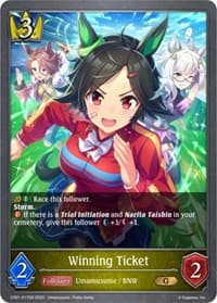 Winning Ticket - CP01: Umamusume: Pretty Derby - Shadowverse: Evolve card