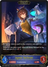 Agnes Tachyon (Evolved) - CP01: Umamusume: Pretty Derby - Shadowverse: Evolve card