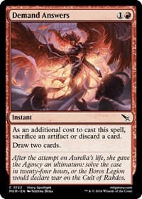 Demand Answers - Murders at Karlov Manor - Magic: The Gathering card