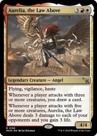 Aurelia, the Law Above - Murders at Karlov Manor - Magic: The Gathering card