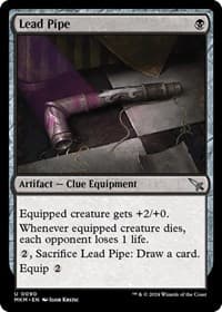 Lead Pipe - Murders at Karlov Manor - Magic: The Gathering card