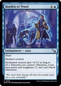 Burden of Proof - Murders at Karlov Manor - Magic: The Gathering card