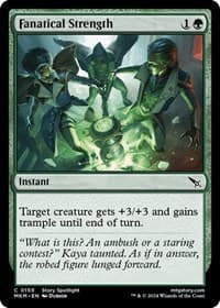 Fanatical Strength - Murders at Karlov Manor - Magic: The Gathering card