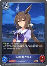 Admire Vega - CP01: Umamusume: Pretty Derby - Shadowverse: Evolve card