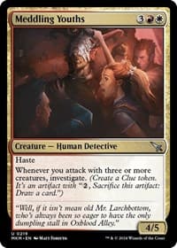 Meddling Youths - Murders at Karlov Manor - Magic: The Gathering card