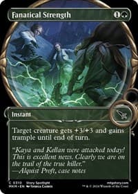 Fanatical Strength (Showcase) - Murders at Karlov Manor - Magic: The Gathering card