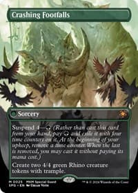 Crashing Footfalls (Borderless) - Special Guests - Magic: The Gathering card