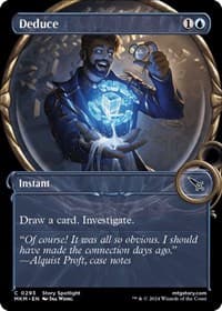 Deduce (Showcase) - Murders at Karlov Manor - Magic: The Gathering card