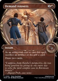 Demand Answers (Showcase) - Murders at Karlov Manor - Magic: The Gathering card
