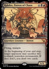Rakdos, Patron of Chaos (Showcase) (0320) - Murders at Karlov Manor - Magic: The Gathering card