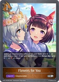Flowers for You - CP01: Umamusume: Pretty Derby - Shadowverse: Evolve card