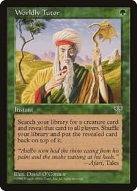 Worldly Tutor - Mirage - Magic: The Gathering card