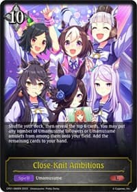 Close-Knit Ambitions - CP01: Umamusume: Pretty Derby - Shadowverse: Evolve card
