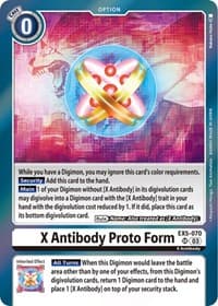 X Antibody Proto Form - Animal Colosseum - Digimon Card Game card