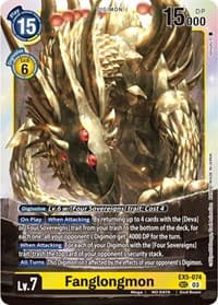 Fanglongmon (Textured) - Animal Colosseum - Digimon Card Game card