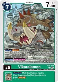 Vikaralamon - Animal Colosseum - Digimon Card Game card