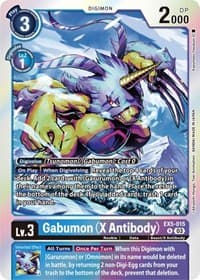 Gabumon (X Antibody) - Animal Colosseum - Digimon Card Game card