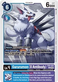 Garurumon (X Antibody) - Animal Colosseum - Digimon Card Game card